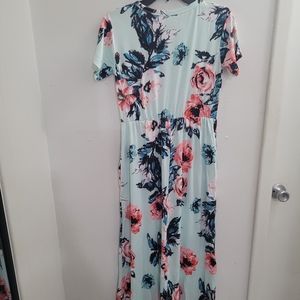 Floral Printed maxi dress